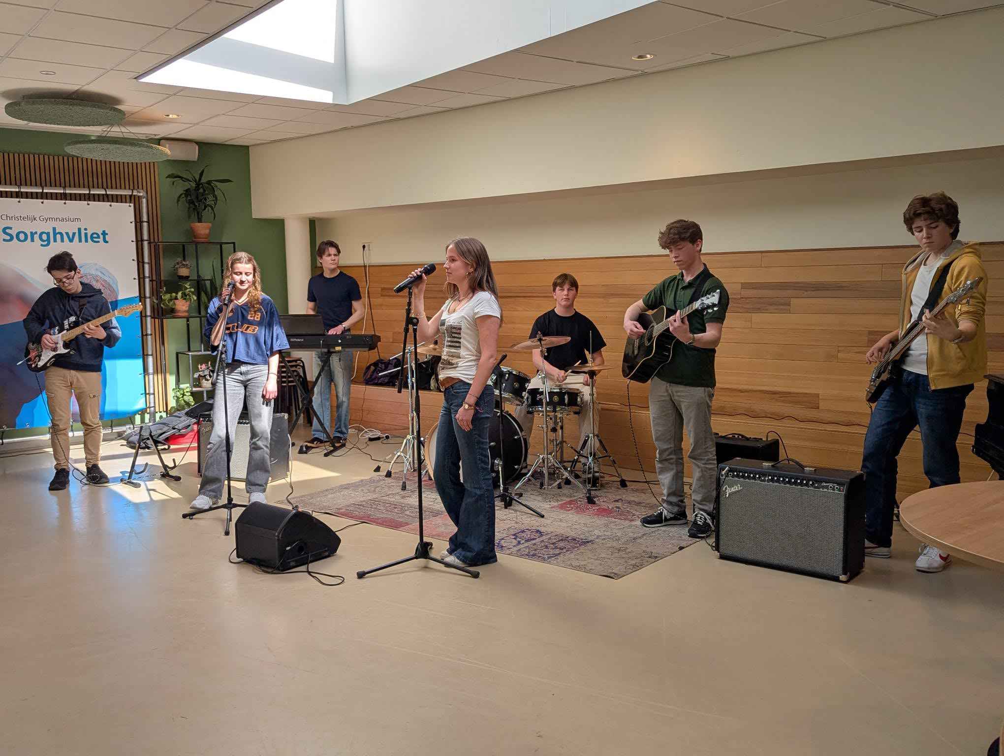 bands geven pauzeconcert