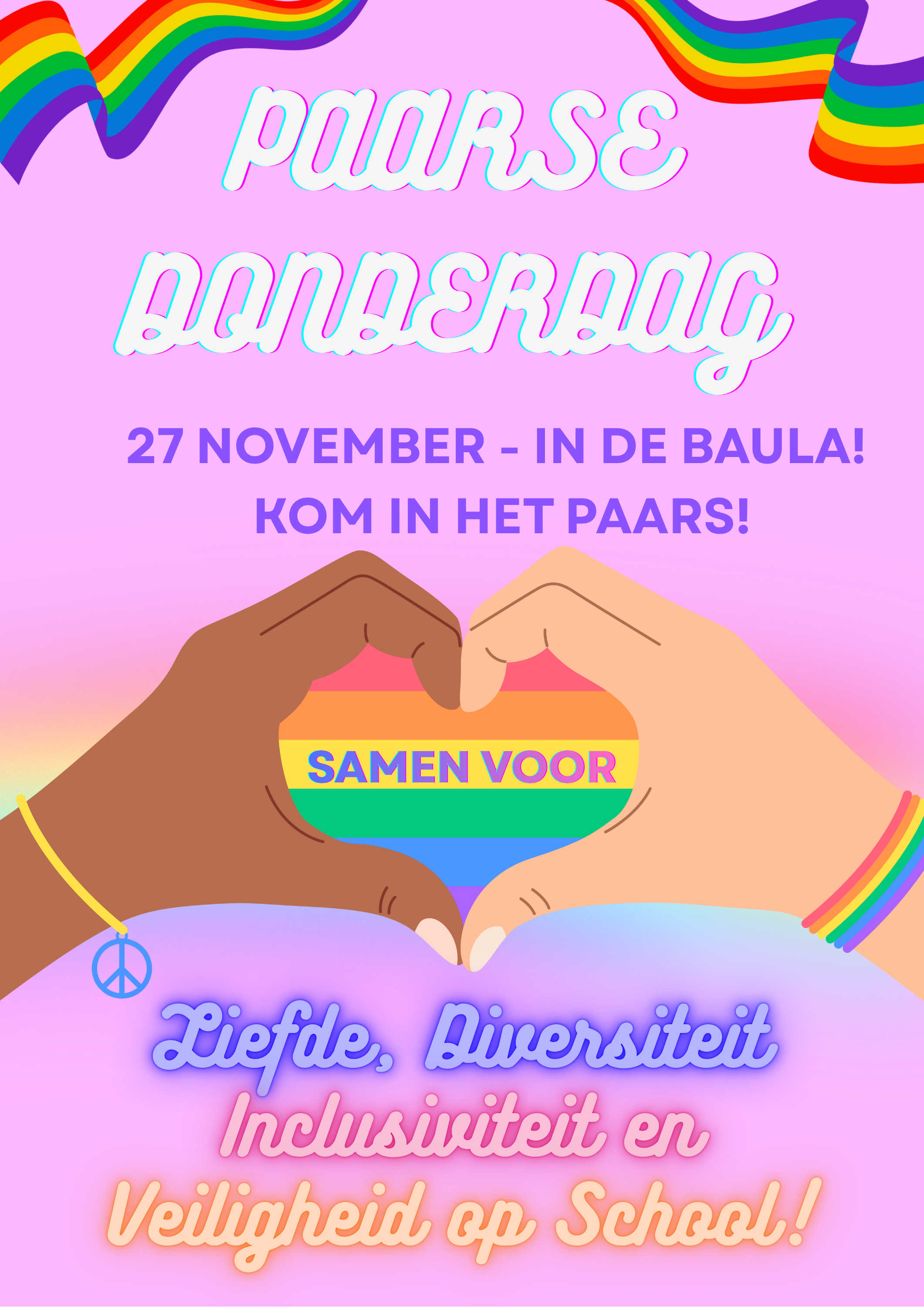Paarse vrijdag op donderdag