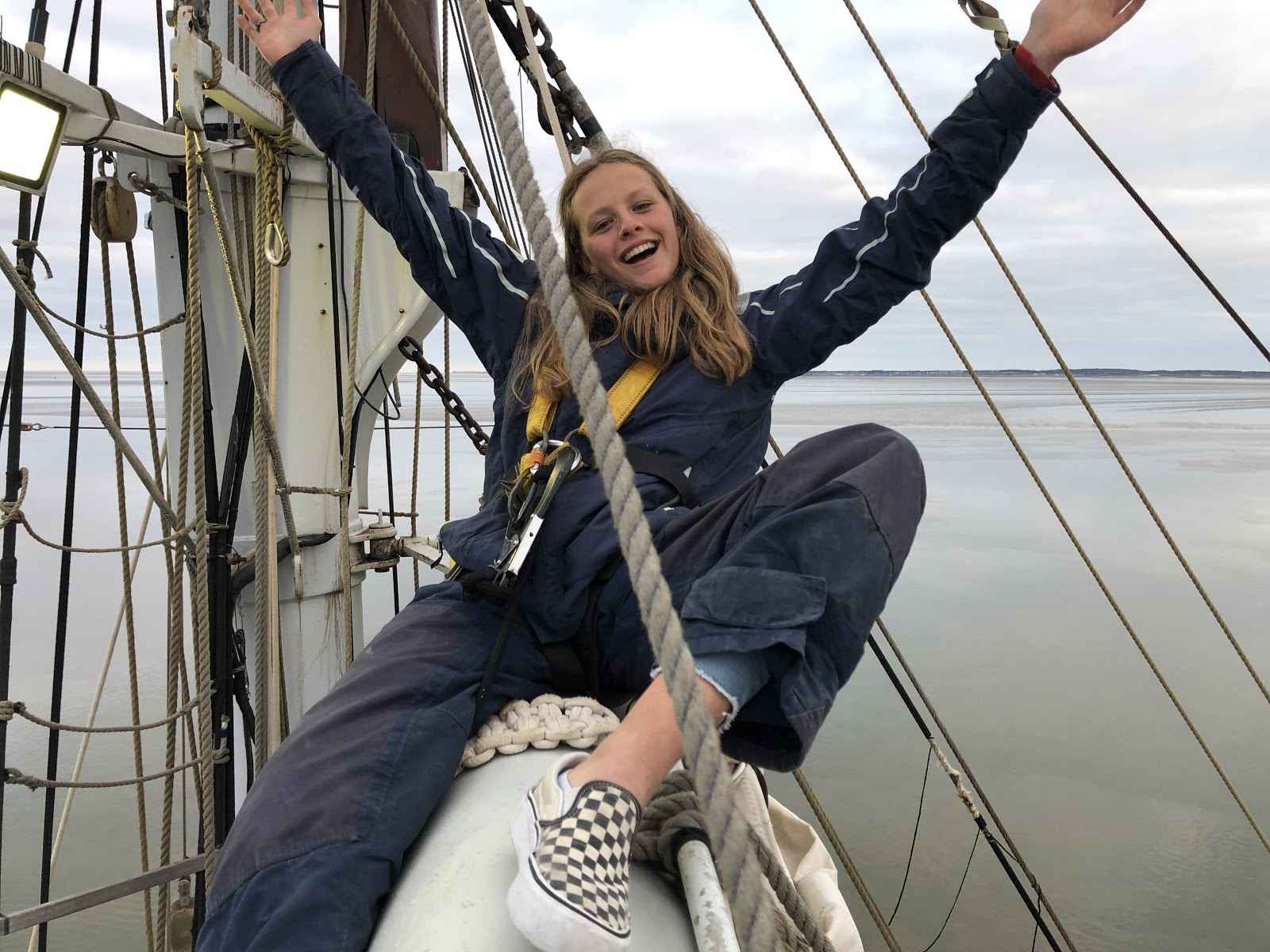 Sophie maakte de grote oversteek